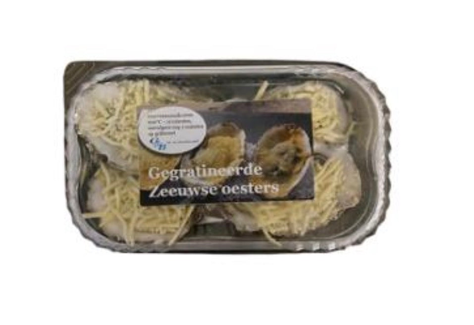 Gegratineerde oester 4st.